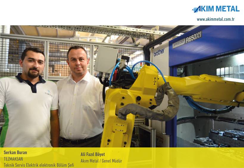 Akım Metal A Grubu Genel Müdürü Ali Fazıl Böyet: ''Robotlu otomasyon ile üretim kapasitesini iki kat artırdı.''