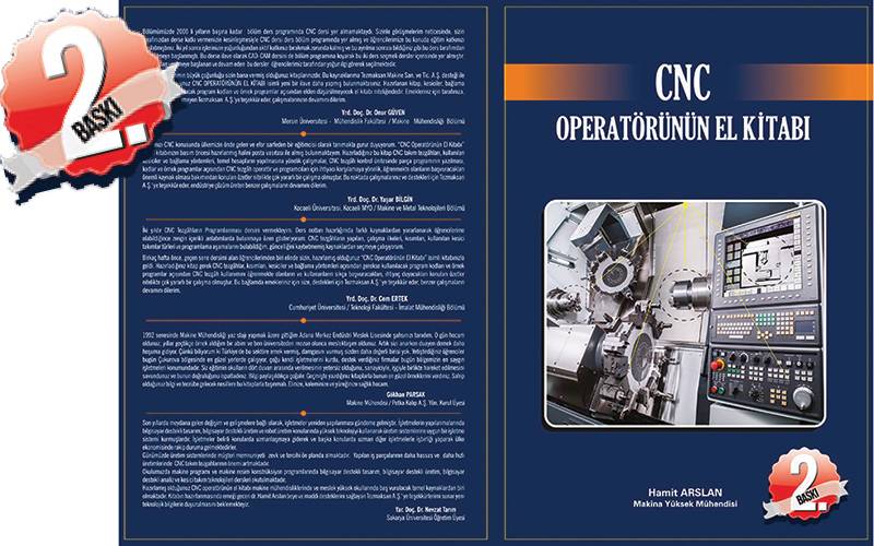 CNC Operatörünün El Kitabı, “İKİNCİ BASKI”ya Gidiyor