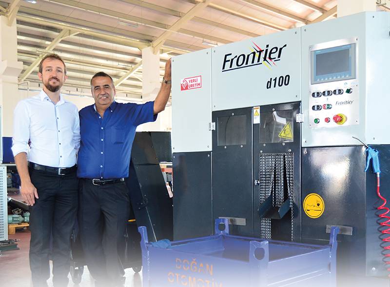 “Cutting speed increased by 100 percent with Frontier domestic saw”
