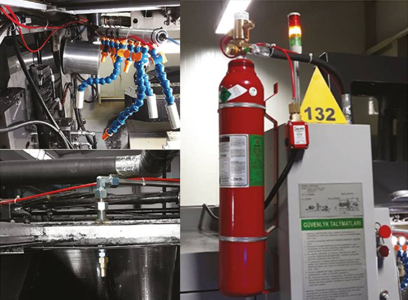 FIRELORDS CNC İndirekt Tezgah İçi Yangın Söndürme Sistemleri
