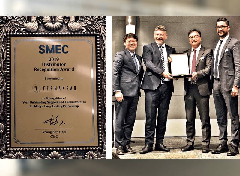 SMEC’ten TEZMAKSAN’a “Başarıda Süreklilik” Ödülü